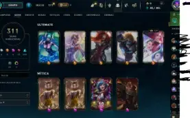 Conta lol level 926, 311 skins e todos os champs