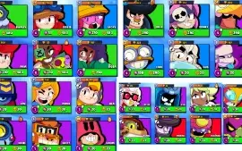 Brawl Stars | 5 Lendários - 50/85 - 14K Troféus