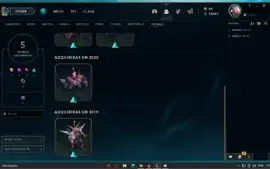 Conta de league of legends