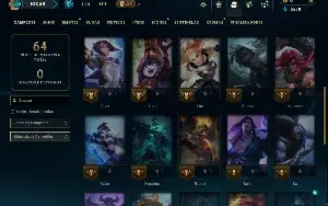 Esmeralda 2 com 35 Champs e 9 Skins +4 Fragmentos
