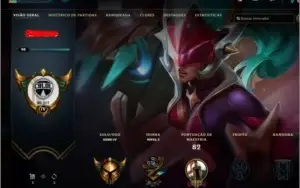CONTA LOL OURO 4(FILA SOLO/DUO)