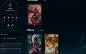 CONTA LOL OURO 4(FILA SOLO/DUO)