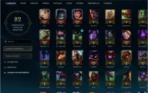 CONTA LOL OURO 4(FILA SOLO/DUO)