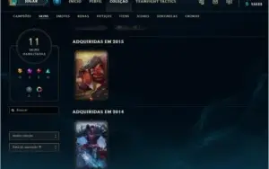 Vendo Conta de lol  30 nivel /70 campeões / 11 skins