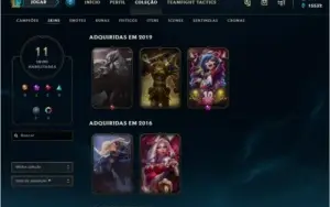Vendo Conta de lol  30 nivel /70 campeões / 11 skins