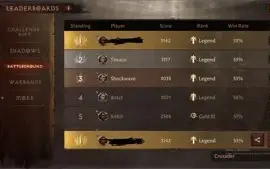 Diablo Immortal Lv60+181 4200 CP 820 ress + 220 poder de gem