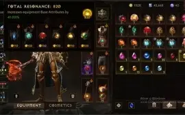 Diablo Immortal Lv60+181 4200 CP 820 ress + 220 poder de gem