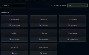 conta league of legends diamond s12