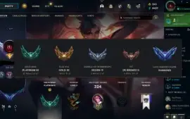 conta league of legends diamond s12