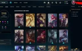 Conta de LoL com 300 Skins