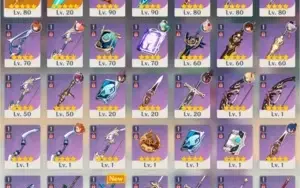 AR 55 (EULA, SHOGUN, CHILDE, DILUC, MONA, QIQI, ALOY)
