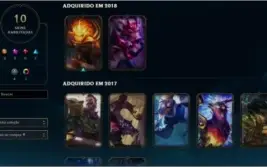 Conta lol platina 4, 40 champs,10 skins