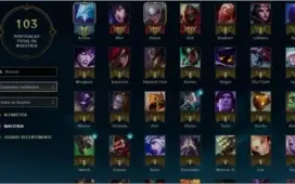 Conta lol platina 4, 40 champs,10 skins