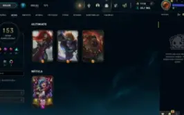Conta lol, com 1116 RP, 153 skins