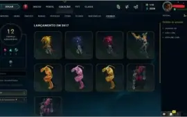 CONTA UNRANKED EX PLATINA QUASE TODOS OS CHAMPS + 145 SKINS
