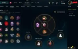 CONTA UNRANKED EX PLATINA QUASE TODOS OS CHAMPS + 145 SKINS
