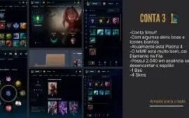 🔥Conta LOL - Irelia Prestígio - Ex Ouro e Platina🔥