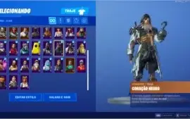 Conta de Fortnite com os passes 5,6,7,8,9 completos