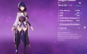 Conta genshin impact Shogun Raiden, Cyno, Venti, Xiao, Itto