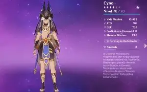 Conta genshin impact Shogun Raiden, Cyno, Venti, Xiao, Itto