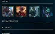 Conta LOL Diamante 2 com 1352 de rp, todas as skins do Swain