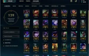 Conta lol Gold 2 6 Skins lvl 73