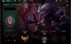 Conta lol Gold 2 6 Skins lvl 73
