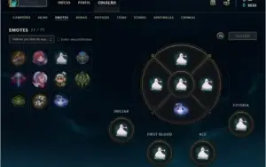 Conta lol Gold 2 6 Skins lvl 73
