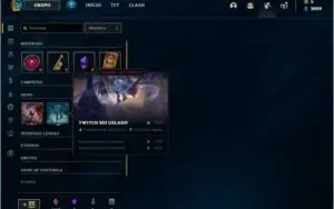 Conta prata 1 com 34 champs e 6 skins