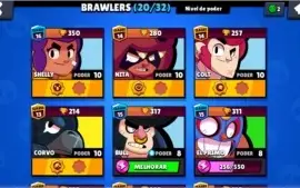 Brawl Stars Conta 4k TOP Skin Corvo Fenix