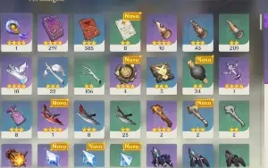 Conta com 8 personagems T5 e 3 armas T5
