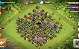 CONTA CLASH OF CLANS CV9 95% FULL