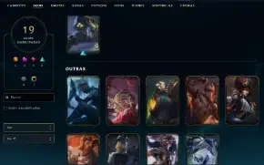 Conta main zed, como nick de mono zed