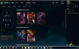 LOL - LEVEL 61 - UNRANKED SEASON 7 - PRATA 1 SEASON 8