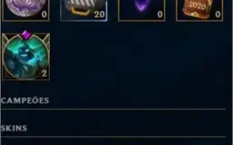CONTA PLATINA IV LEAGUE OF LEGENDS