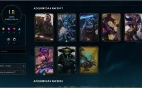 Conta lol - Gold 4 - 55 hamps