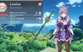 AR 16 Keqing + Lança de Jade Primitiva + garantido
