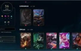 VENDO CONTA LEAGUE OF LEGENDS BARATA
