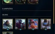Conta lol com skins arcane