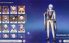 Conta Genshin Imapct, AR58, 15 personagens 5* e 5 armas 5*