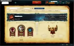 Conta Gold3 / Faltando4champions / 122 Skins.