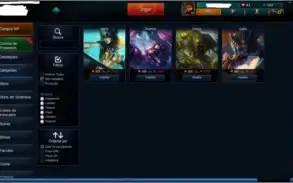 Conta Gold3 / Faltando4champions / 122 Skins.