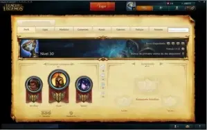 Conta season 1, 12 paginas de runas, skins raras