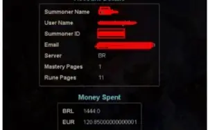103 SKINS, 11 PAGINAS DE RUNA, GOLD 1, 1,5K GASTO!