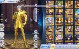 SAINT SEIYA AWAKENING - COM GEMAS AVANÇADAS E LIVROS