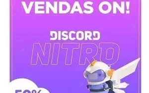 Discord Nitro Gaming 3 Meses + 6 Impulsos(2 cada mês)