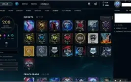 Conta league of legends des da season 2