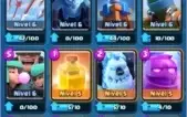 Clash Royale:Arena 12,com troca de nome,level 8,ledarias 3
