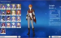 [NA] AR 45 CHILDE+DILUC C1+JEAN E BANNER GARANTIDO!!