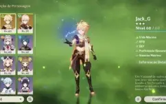 Conta Kazuha c1+ Hutao + espada celestial